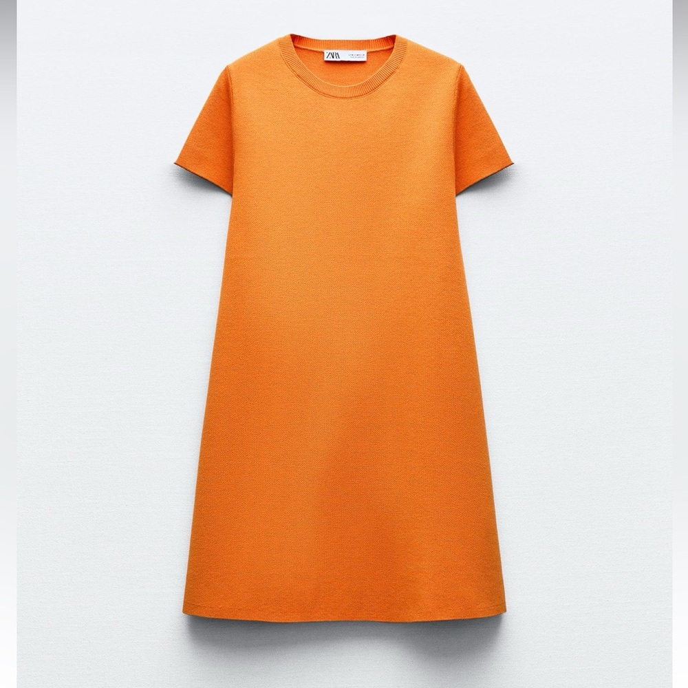 Zara Orange Mini Dress